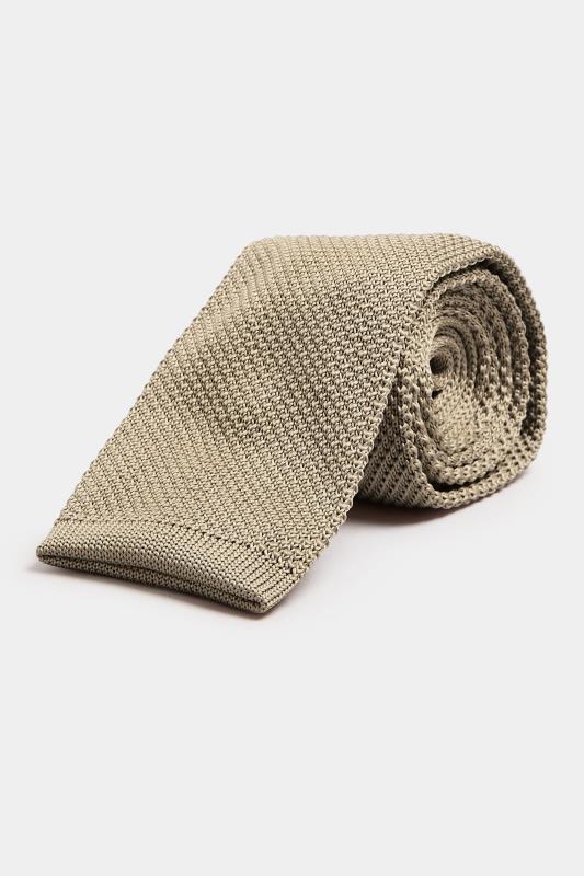 BadRhino Sand Brown Knitted Tie | BadRhino 2