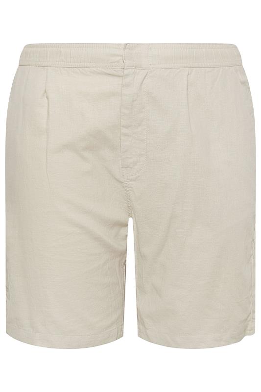 BadRhino Big & Tall Stone Brown Linen Shorts | BadRhino 5