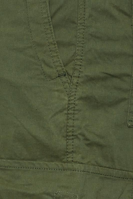 KAM Big & Tall Khaki Stretch Cargo Trousers | BadRhino 6