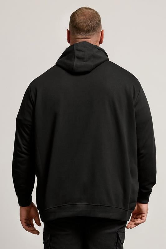 BadRhino Big & Tall Black Camo Print Utility Hoodie | BadRhino 3