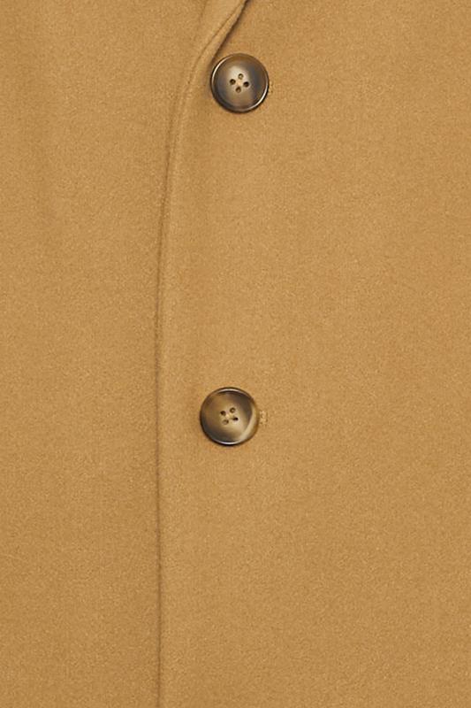 BadRhino Big & Tall Camel Brown Formal Overcoat | BadRhino 3