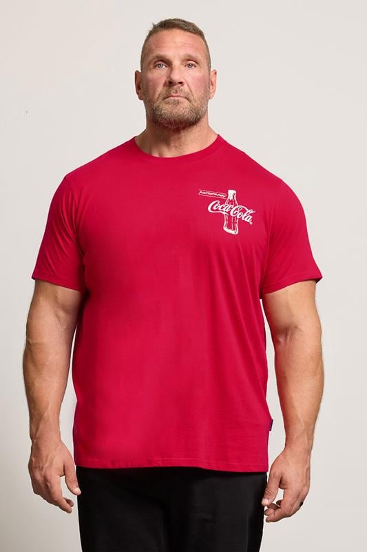 BadRhino Big & Tall Red Coca Cola Graphic T-Shirt | BadRhino 1