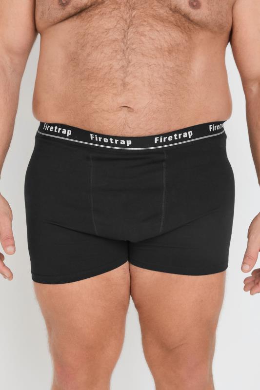 FIRETRAP 3 PACK Black Boxers | BadRhino 3