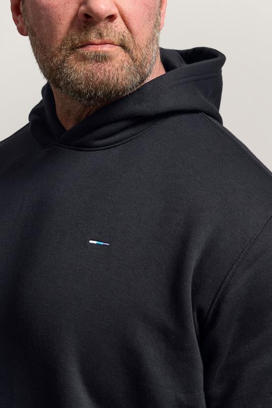 BadRhino Big & Tall Navy Blue Front Pocket Hoodie | BadRhino 4