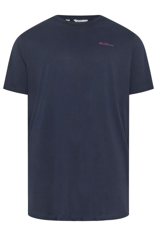 BEN SHERMAN Big & Tall Navy Signature T-Shirt | BadRhino 3