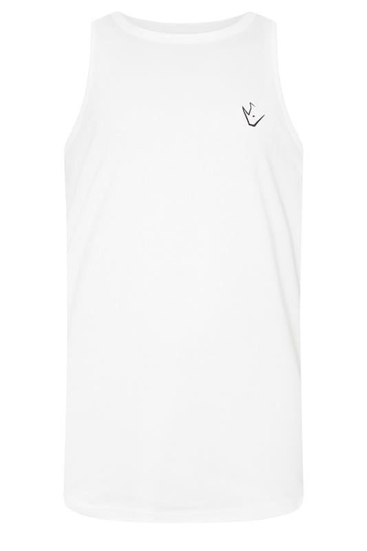 IronRhino Big & Tall White 'Rest Day' Vest | BadRhino 6