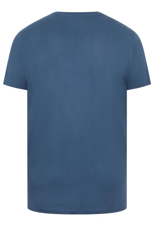 BadRhino Big & Tall Storm Blue Extra Long Core T-Shirt | BadRhino 4