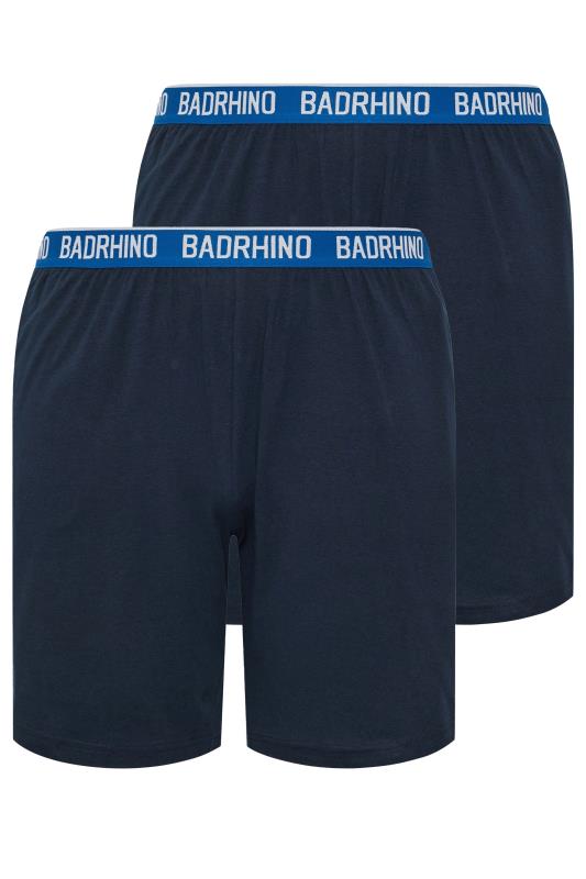 BadRhino 2 PACK Navy Blue Lounge Shorts | BadRhino 6