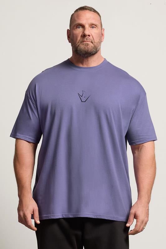 IronRhino Big & Tall Purple Powerhouse T-Shirt | IronRhino 3