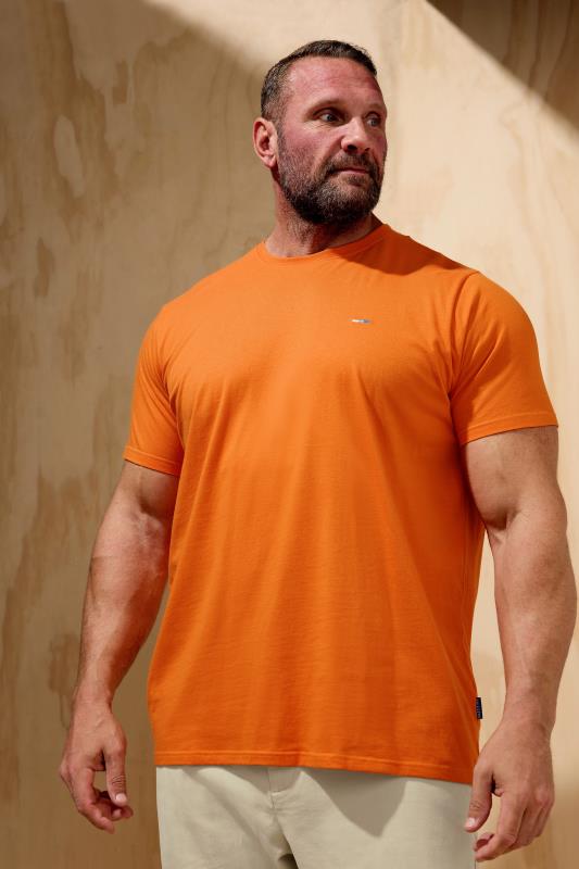 Men's  BadRhino Big & Tall Pumpkin Orange Core T-Shirt