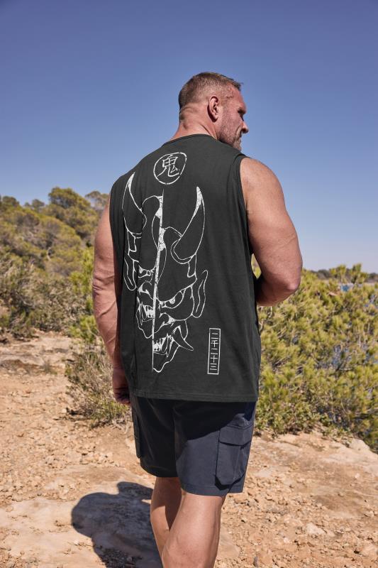 Men's  BadRhino Big & Tall Black Samurai Vest