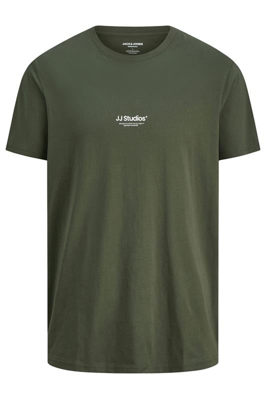 Men's  JACK & JONES Big & Tall Green JJ Studio T-Shirt
