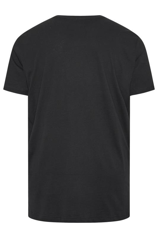 ESPIONAGE Big & Tall Black 'Viking' Graphic Print T-Shirt | BadRhino 2