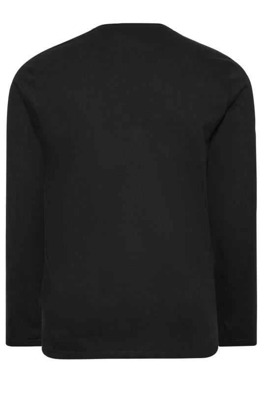 BadRhino Big & Tall Black Extra Long Core Long Sleeve T-Shirt | BadRhino 4