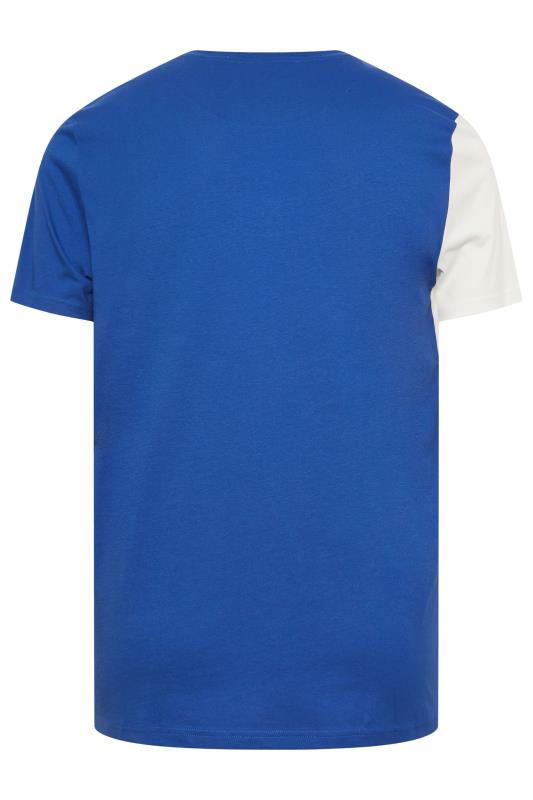 STUDIO A Big & Tall Blue Cut & Sew Logo T-Shirt | BadRhino 5