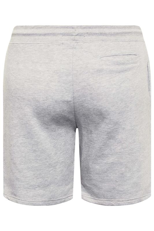 Grey Men's Shorts, Big and Tall Shorts, M-8XL