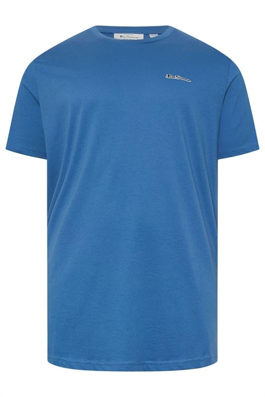 Ben Sherman Big & Tall Cobalt Blue Signature T-Shirt | BadRhino 1