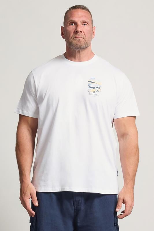  BadRhino Big & Tall White Volkswagen Graphic T-Shirt