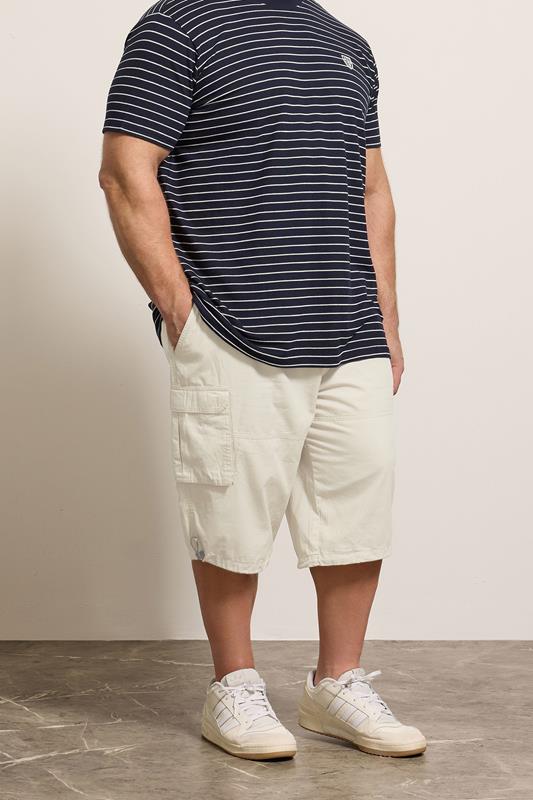 BadRhino Big & Tall Stone Brown Long Length Cargo Shorts
