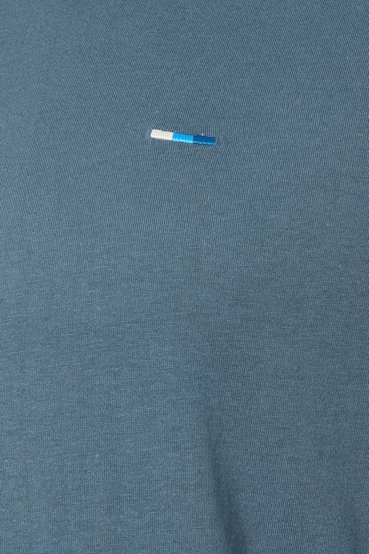 BadRhino Big & Tall Petrol Blue Core Long Sleeve T-Shirt | BadRhino 3