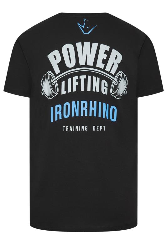 IronRhino Big & Tall Black 'Power Lifting' T-Shirt | BadRhino 6