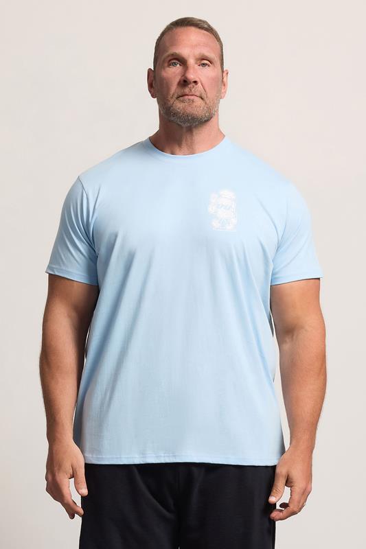  BadRhino Big & Tall Blue 'Meat Grill' Graphic T-Shirt