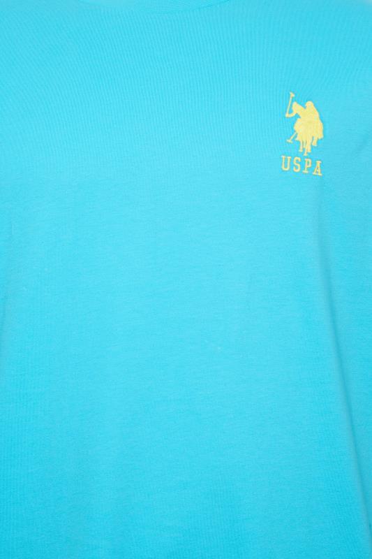 U.S. POLO ASSN. Big & Tall Light Blue Player 3 T-Shirt | BadRhino 4