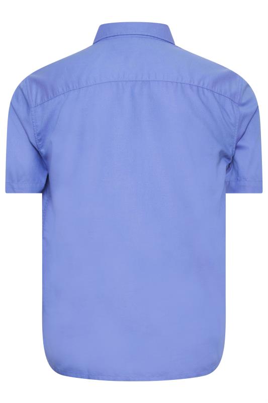 BadRhino Blue Short Sleeve Oxford Shirt | BadRhino 4