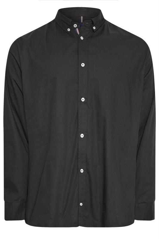 BadRhino Black Cotton Poplin Long Sleeve Shirt | BadRhino 3