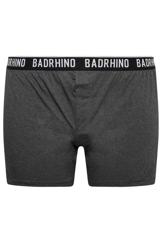 BadRhino Big & Tall 5 PACK Black & Grey Button Up Loose Fit Boxers | BadRhino 6