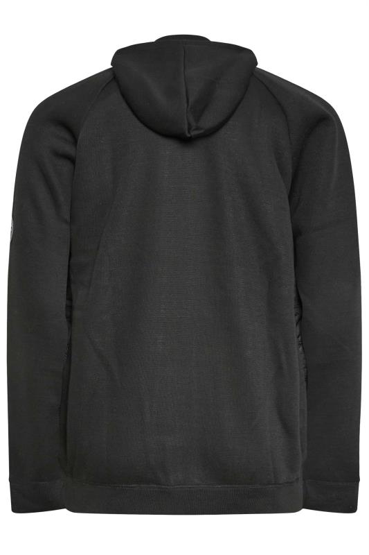 D555 Black Hood Puffer Jacket | BadRhino 5