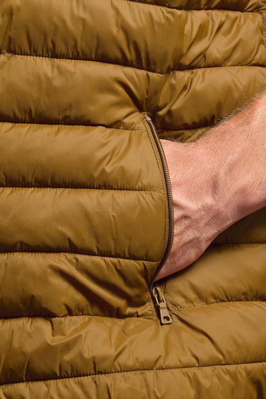 BadRhino Big & Tall Brown Puffer Gilet | BadRhino 4