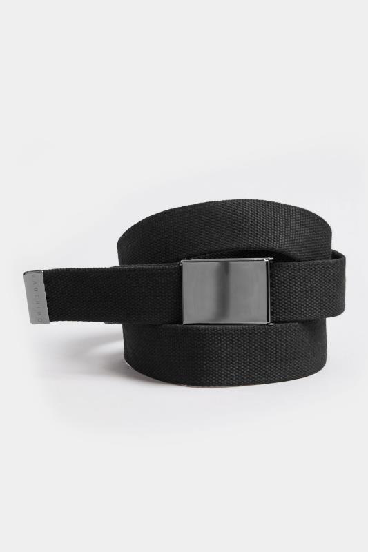 BadRhino Black Canvas Webbing Belt | BadRhino 2