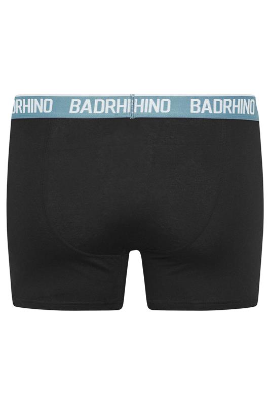 BadRhino Big & Tall 5 PACK Black Waistband Boxers | BadRhino 3