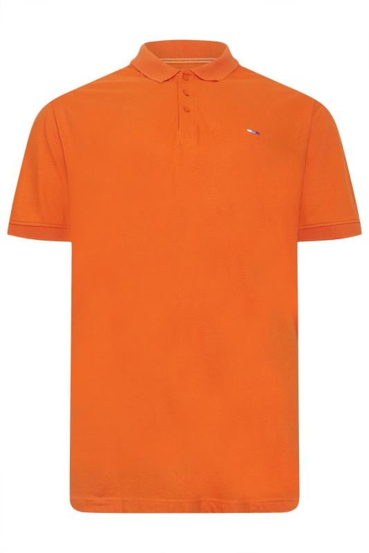 BadRhino Big & Tall 5 PACK Pumpkin Orange & Blue Polo Shirts | BadRhino 7