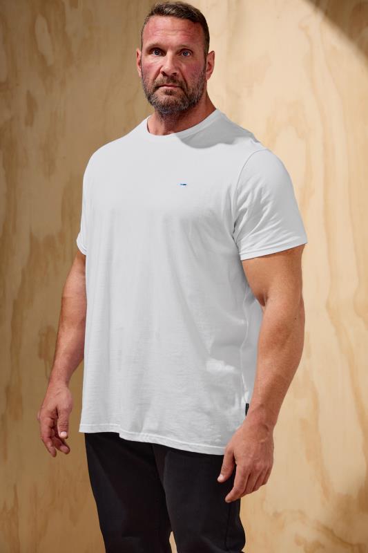 Men's T-Shirts BadRhino Big & Tall White Core T-Shirt