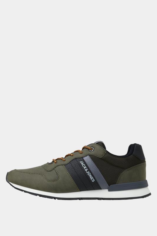 JACK & JONES Olive Green Hike Trainers | BadRhino 2