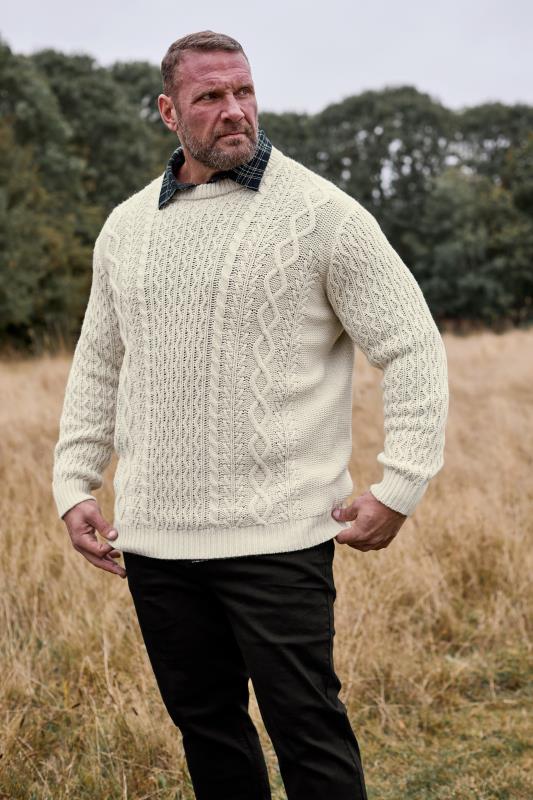 Big Tall Jumpers Cardigans Large Men s Knitwear BadRhino