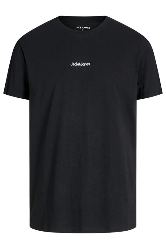 Men's  JACK & JONES Big & Tall Black Crew Neck Graphic T-Shirt