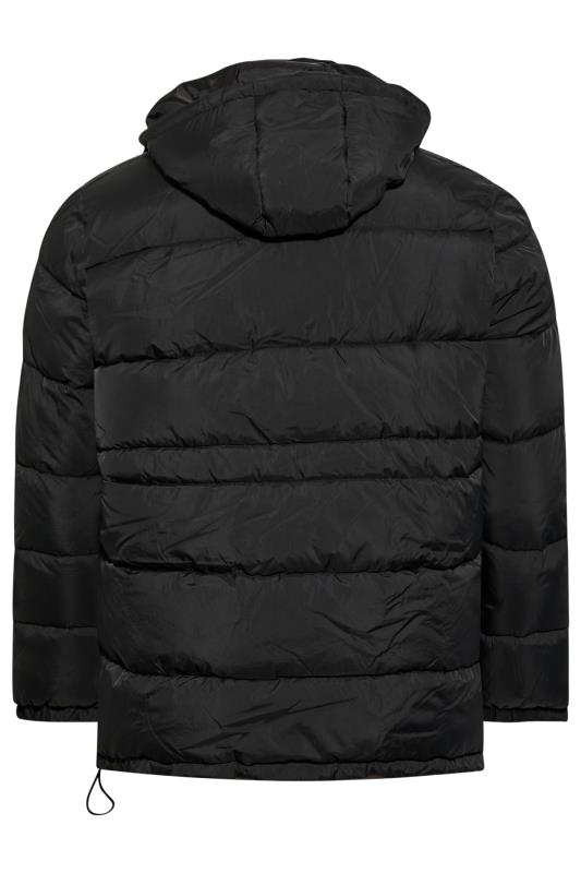 BadRhino Big & Tall Black Zip Puffer Jacket | BadRhino
