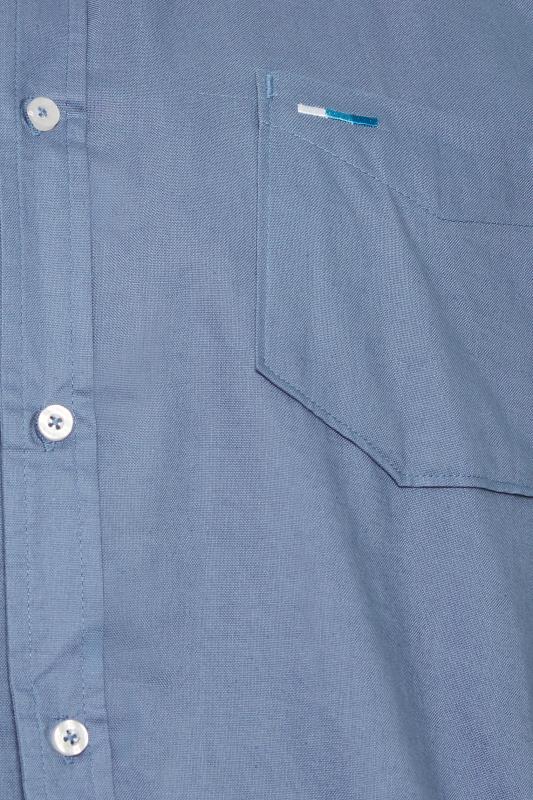 BadRhino Blue Essential Long Sleeve Oxford Shirt | BadRhino 4