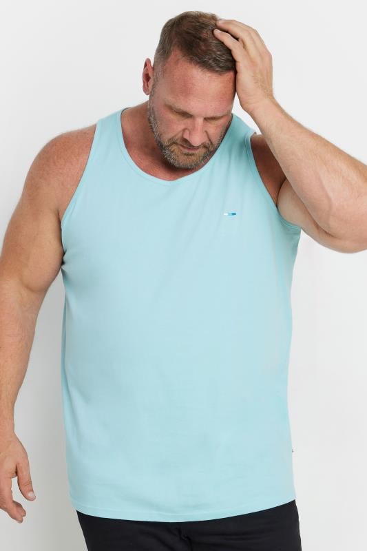 BadRhino Big & Tall Light Blue Vest Top | BadRhino 1