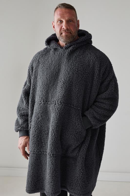 Big fleece blanket hoodie sale