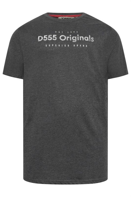 D555 Big & Tall 2 PACK Blue & Grey T-Shirts 6