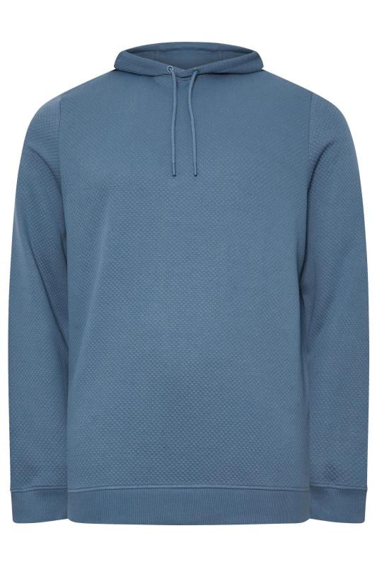 BadRhino Big & Tall Light Blue Diamond Quilted Hoodie | BadRhino 3