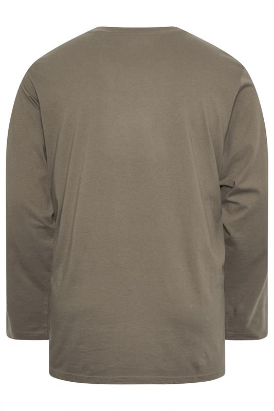 BadRhino Big & Tall Brown Core Long Sleeve T-Shirt | BadRhino 2