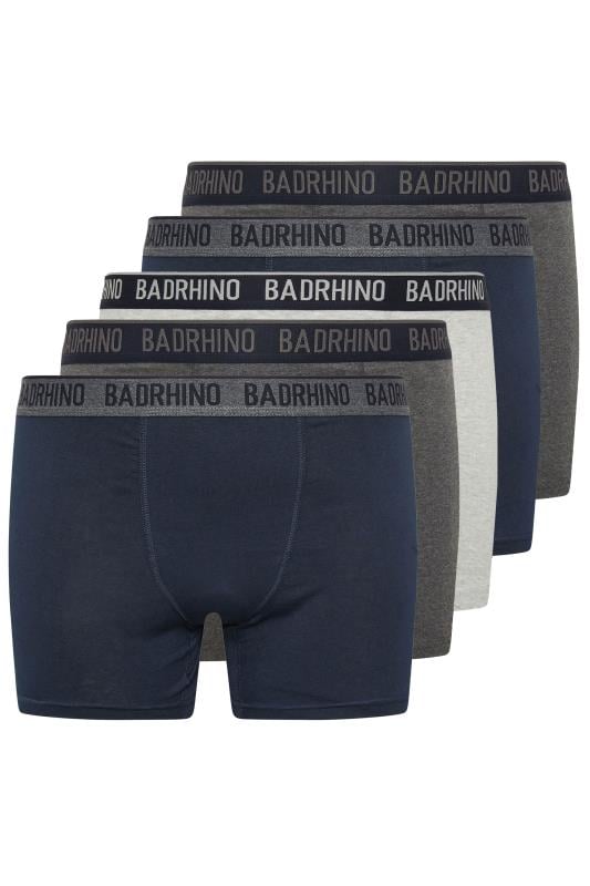 BadRhino Big & Tall 5 PACK Black Boxers | BadRhino 4