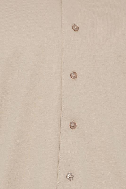 D555 Big & Tall Stone Brown Short Sleeve Resort Shirt | BadRhino 5