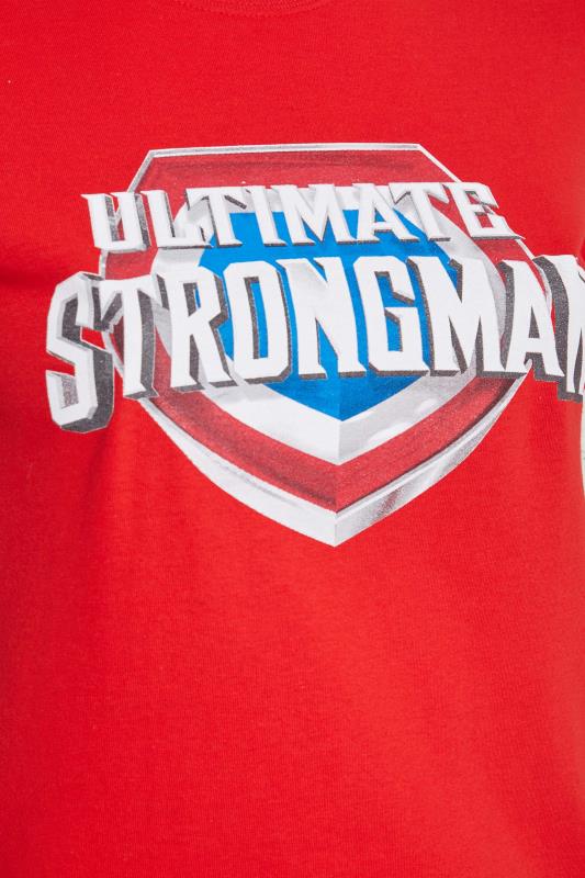 BadRhino Women's Red Ultimate Strongman T-Shirt | BadRhino 5