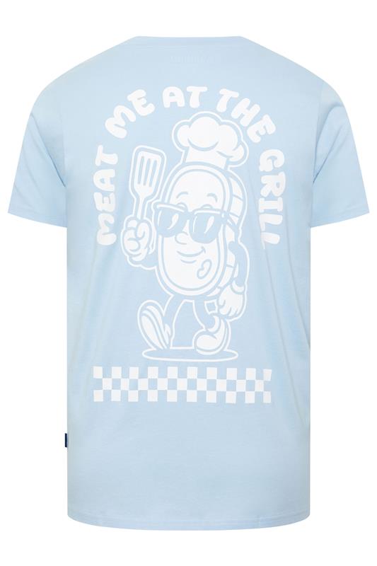 BadRhino Big & Tall Blue 'Meat Grill' Graphic T-Shirt | BadRhino 7